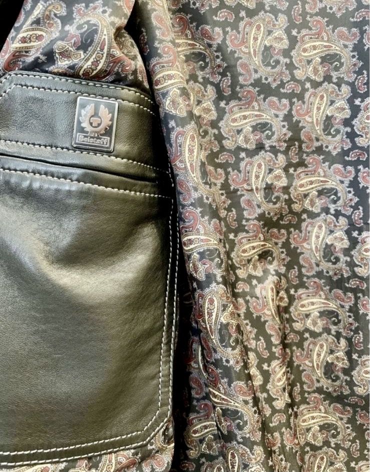 Мужская кожаная  куртка Belstaff