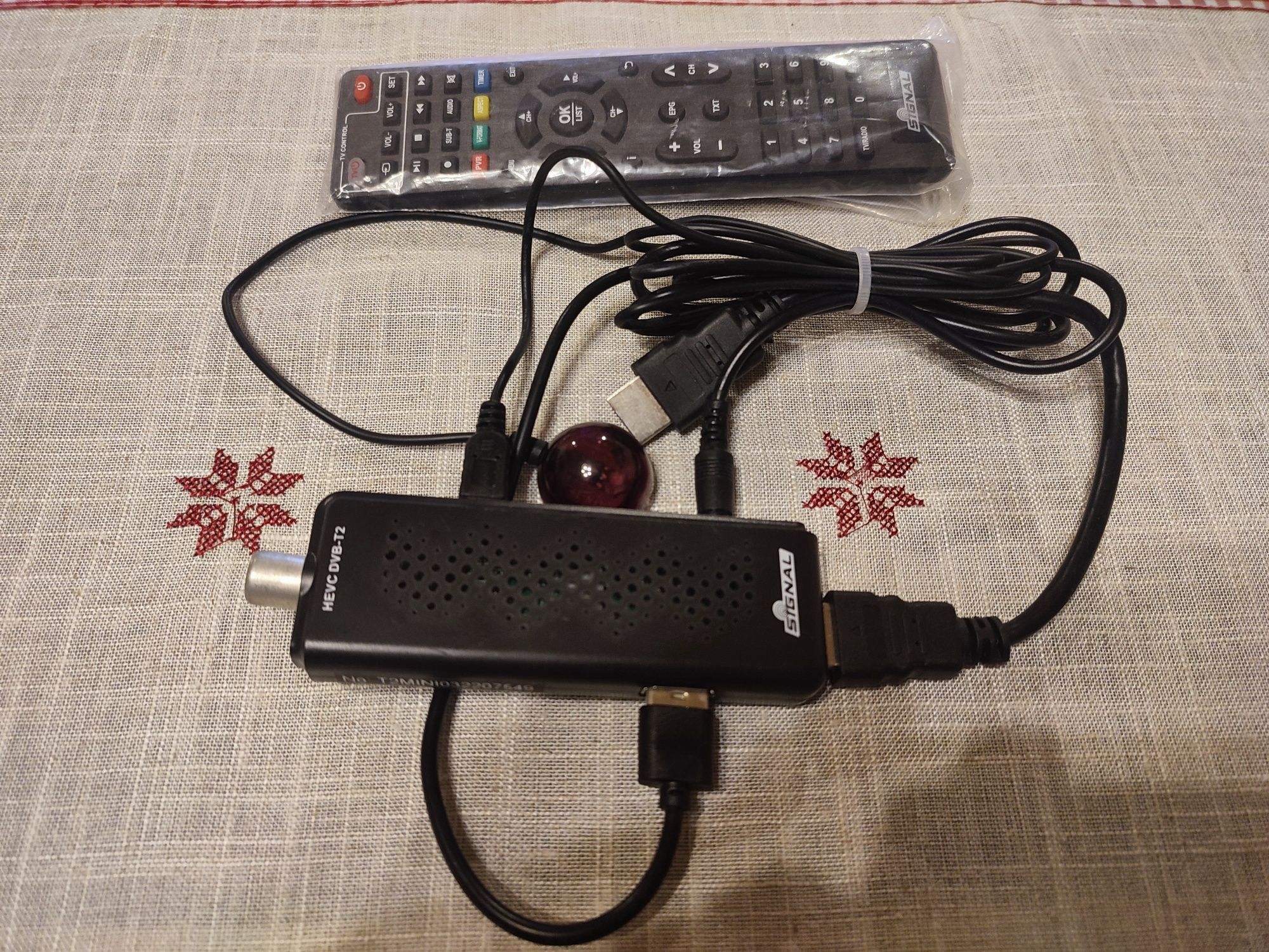 Dekoder Signal Mini DVB-T2 HEVC HDMI-CEC
Dekoder DVB-T2 HEVC Signal Mi