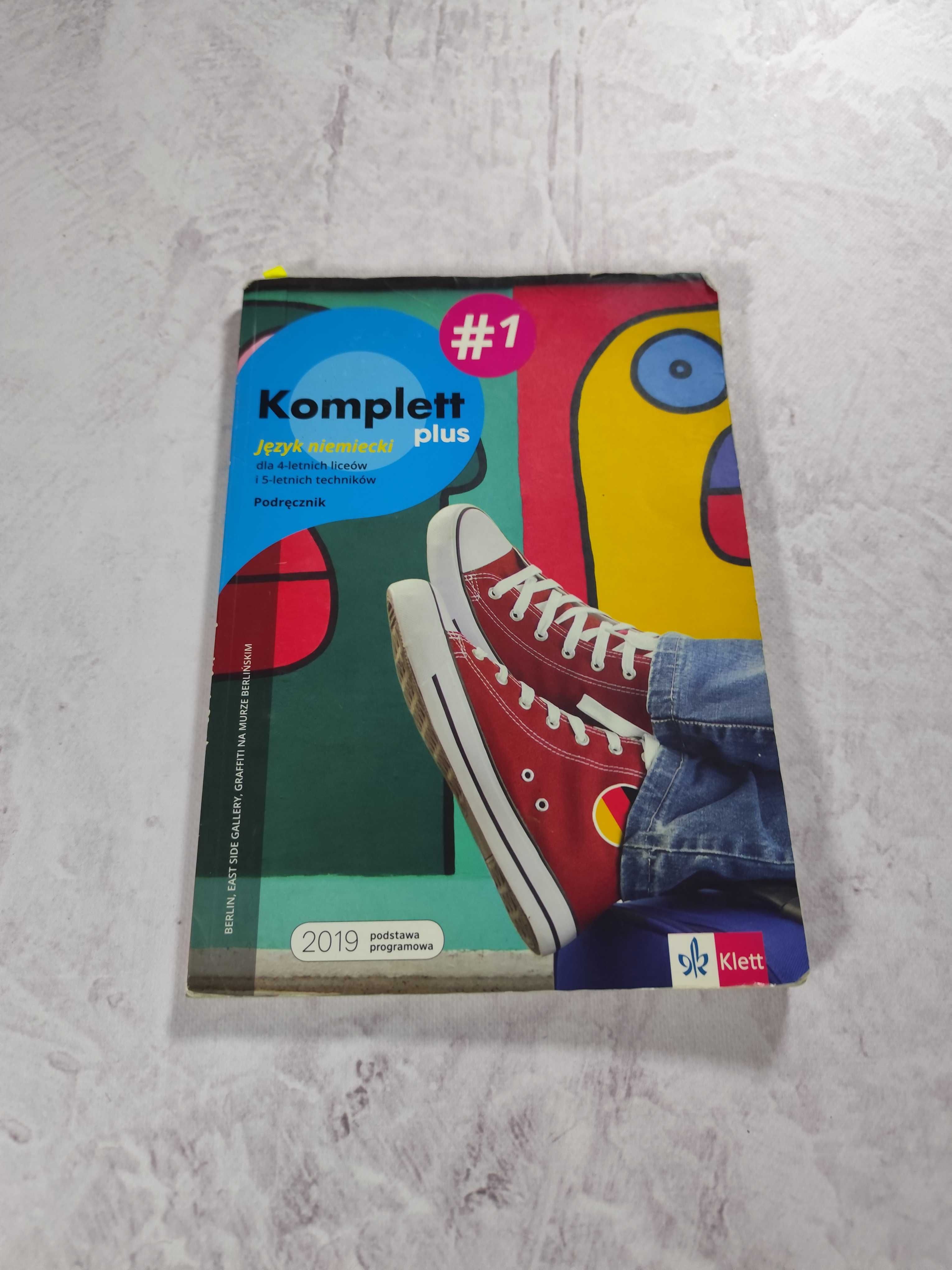 Komplett plus 1 podręcznik Niemieckiego klasa 1 technikum i liceum