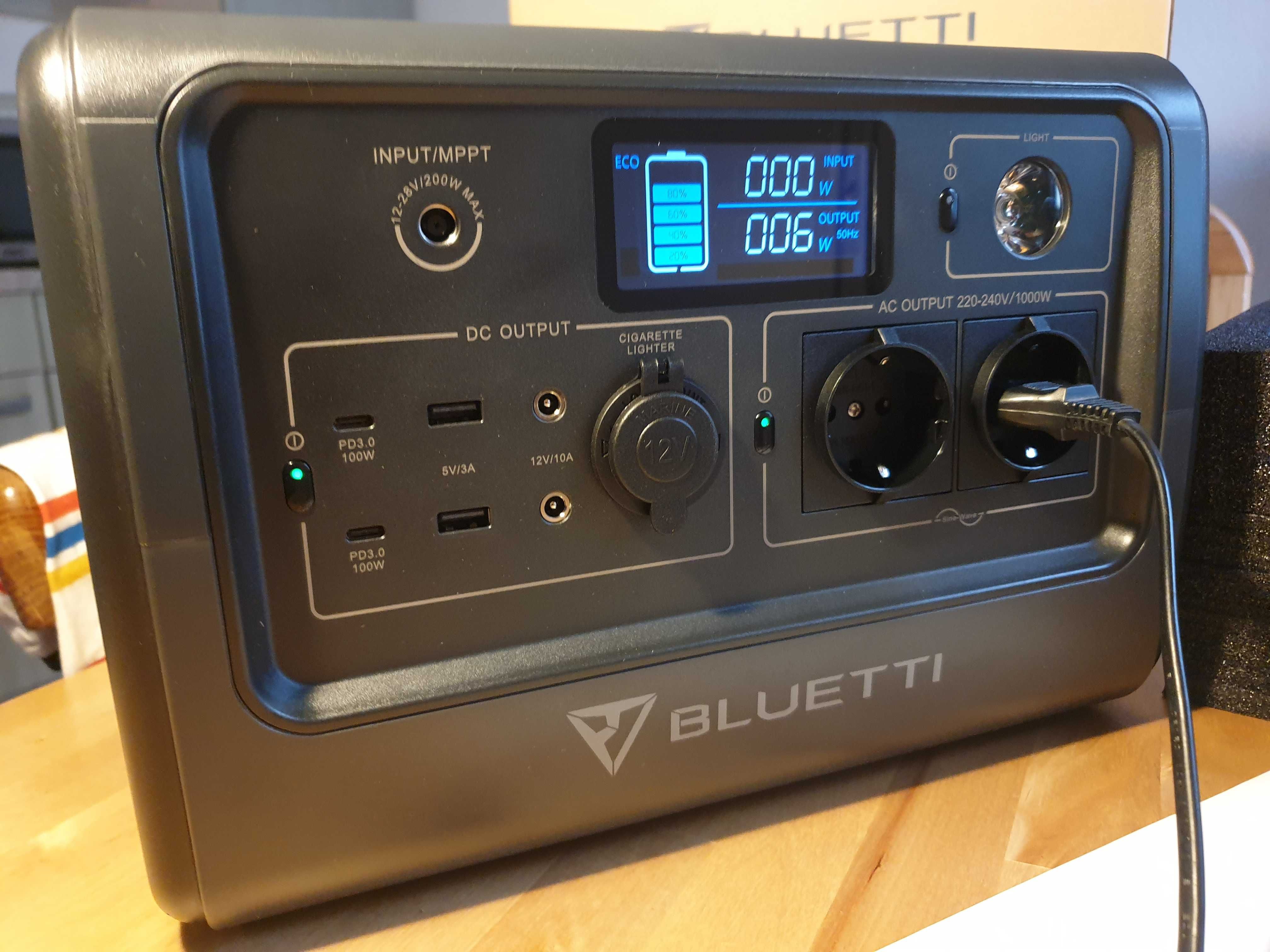 В наличии новая зарядная электро станция BLUETTI EB70 716Wh 1000W