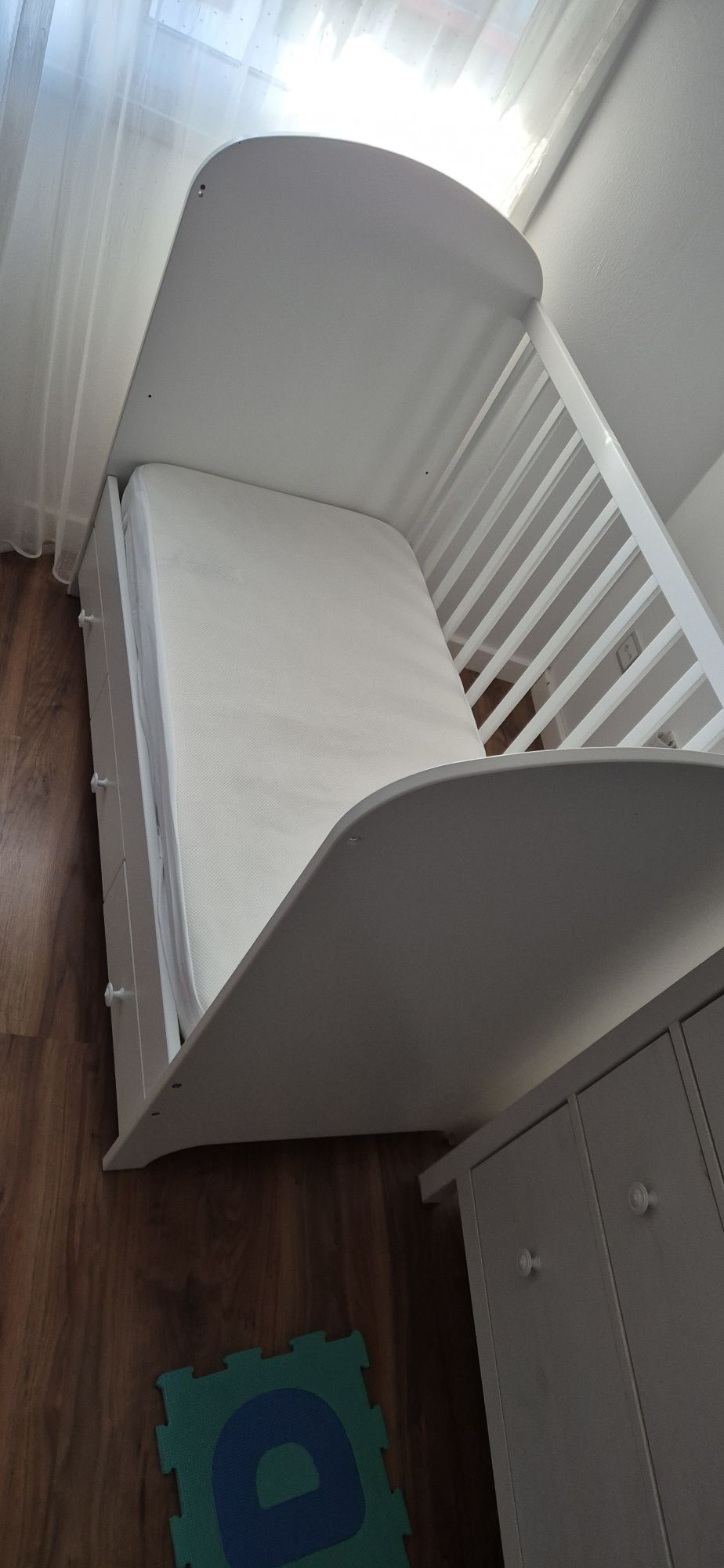 Cama de grades bebé/Criança GONATT IKEA+Colchão