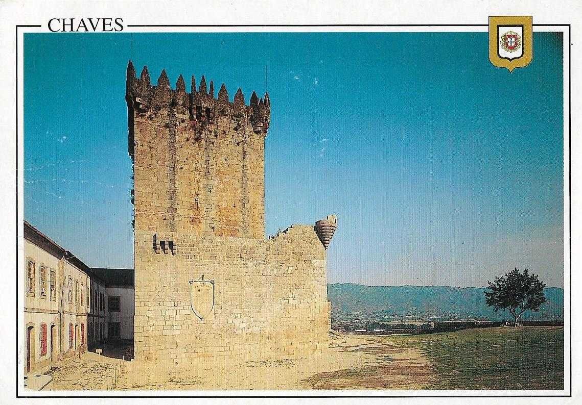 Chaves - - - Postais antigos (cerca de 30 anos) - - - - - Postais
