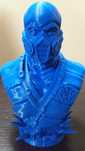 Figurka 3D popiersie SUB ZERO z MORTAL KOMBAT !!!