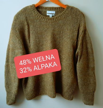 H&M sweter M sweter wełna jak nowy
