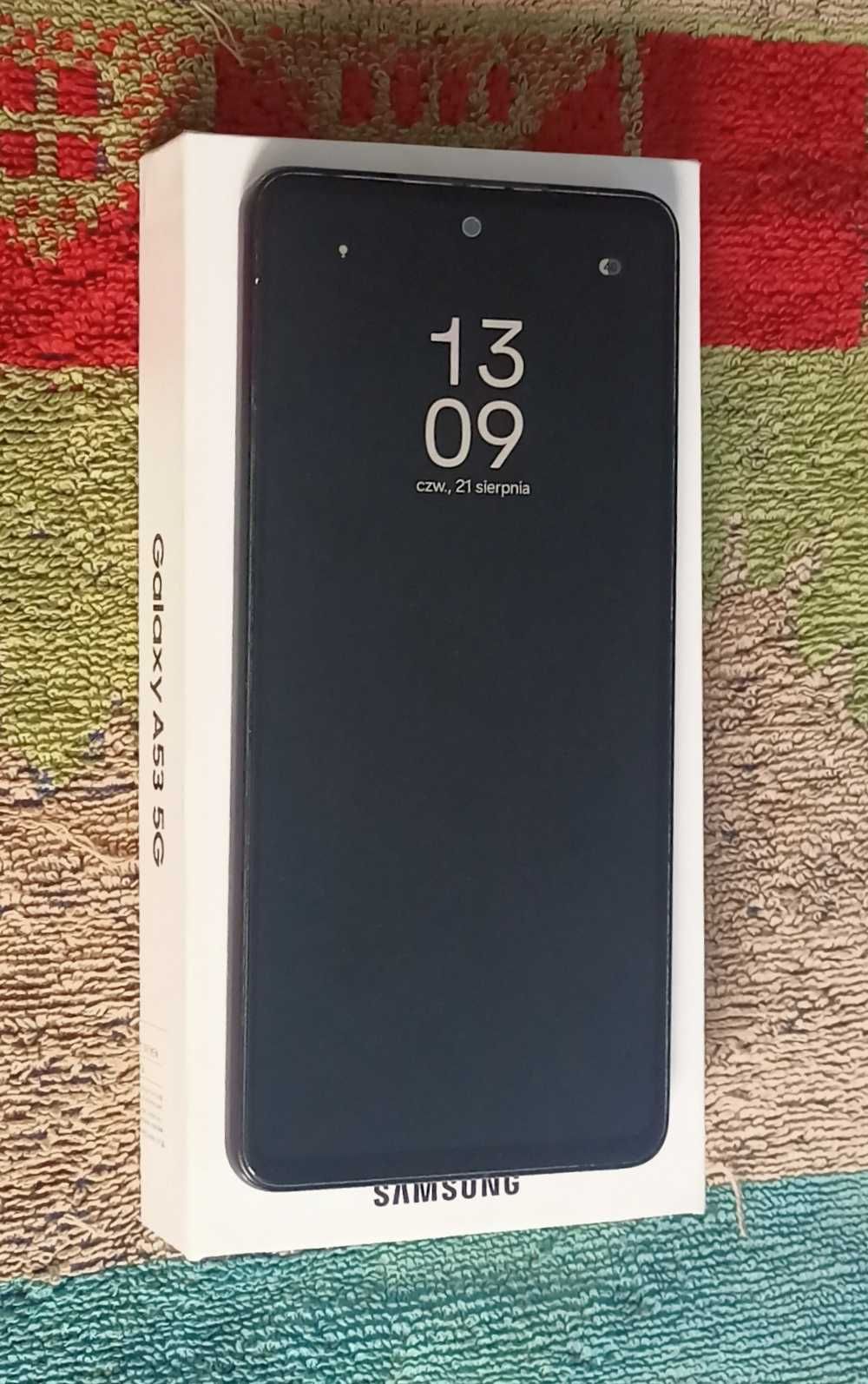 Samsung Galaxy A53 5G 128GB/6GB RAM z całym zestawem