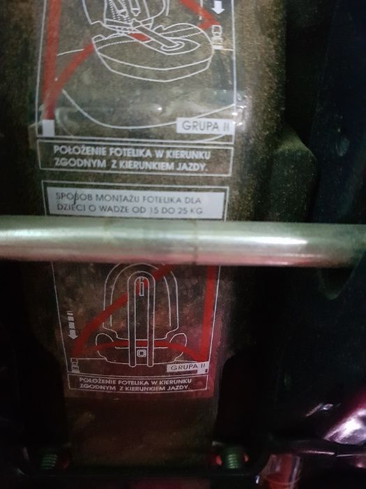 Fotelik samochodowy DELTIM. BRAK ISOFIX