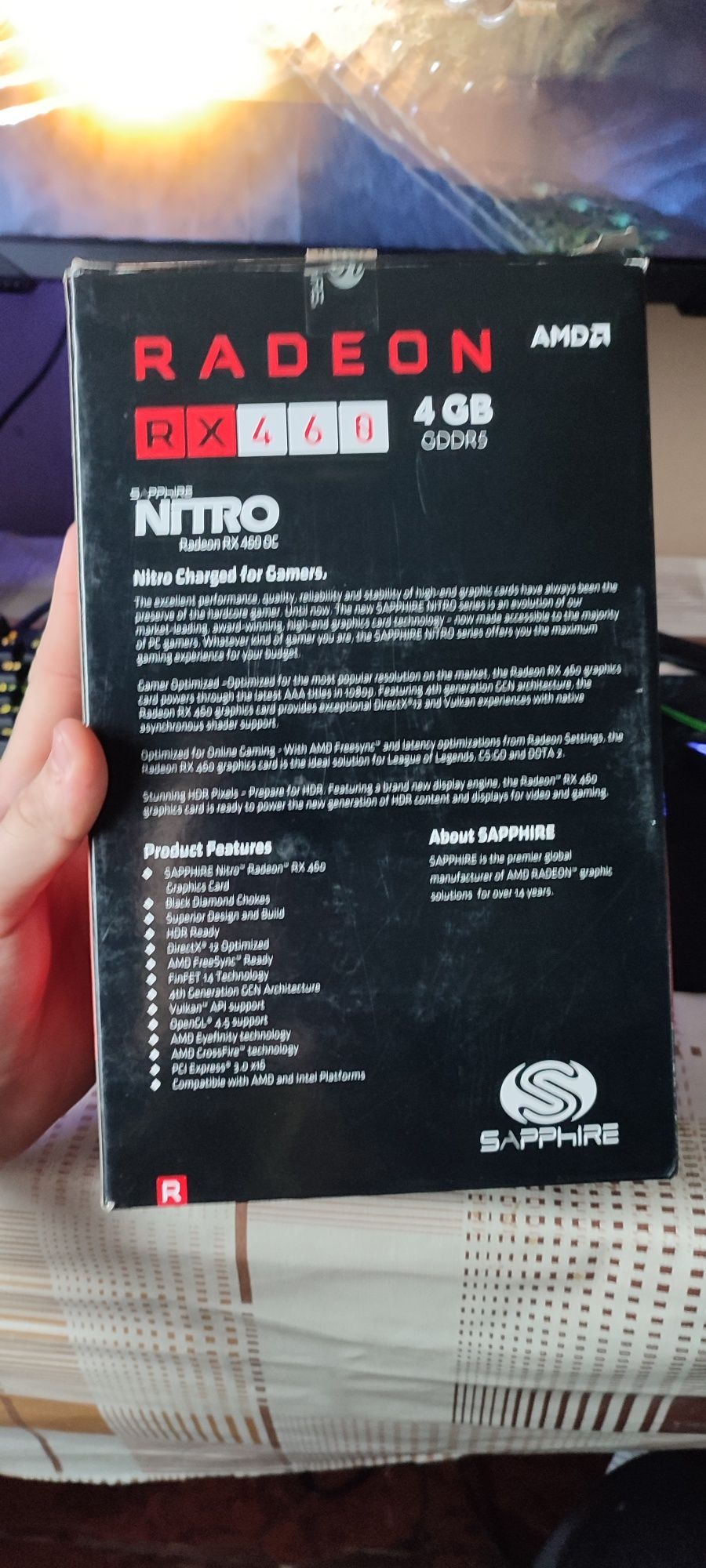 AMD radeon rx460 4gb