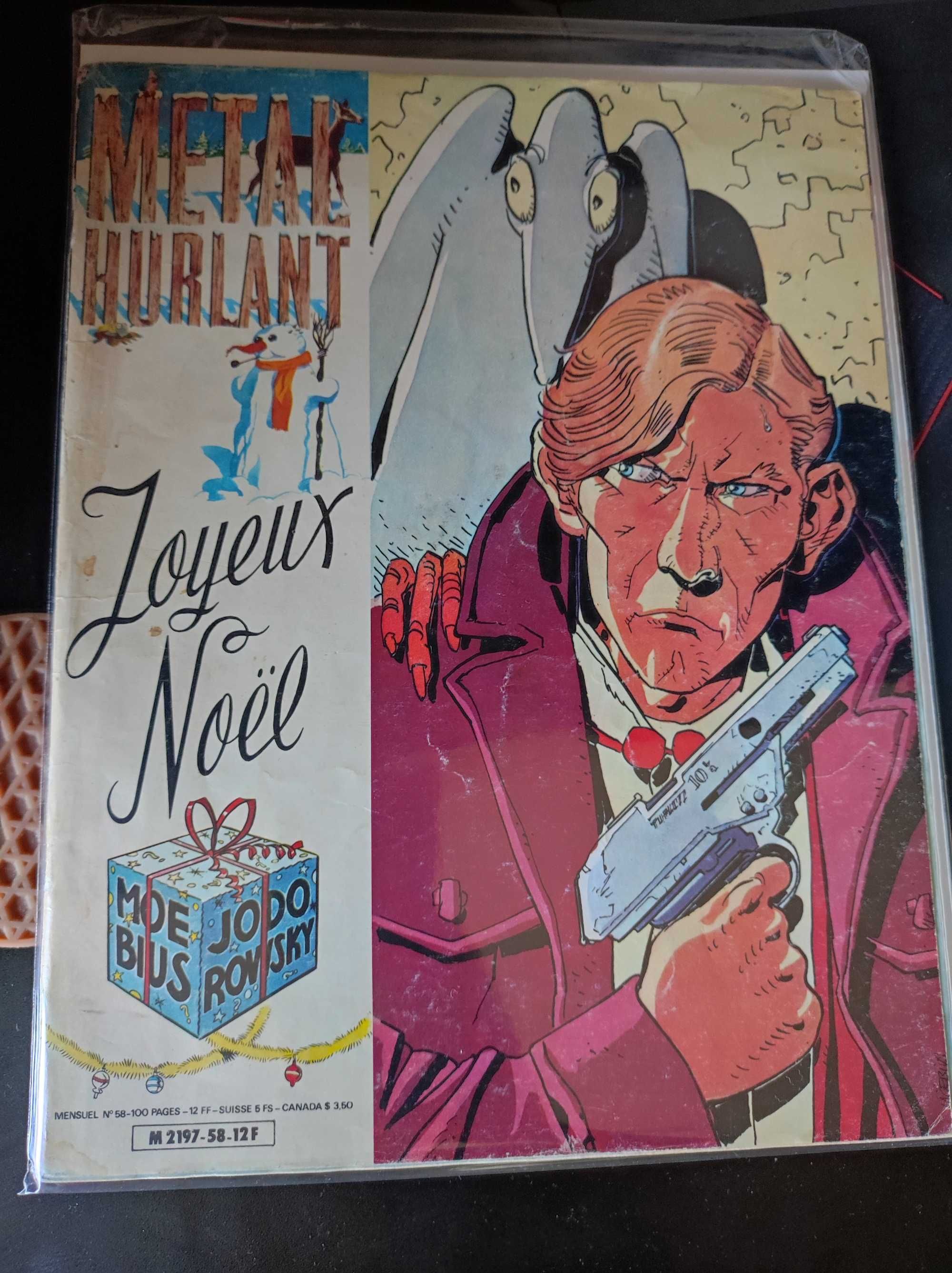 Metal Hurlant #58 primeiro Jonh Difool, primeiro Incal