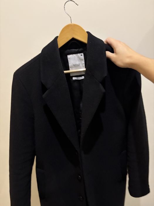 Płaszcz męski RESERVED wełna (do naprawy podszewki)