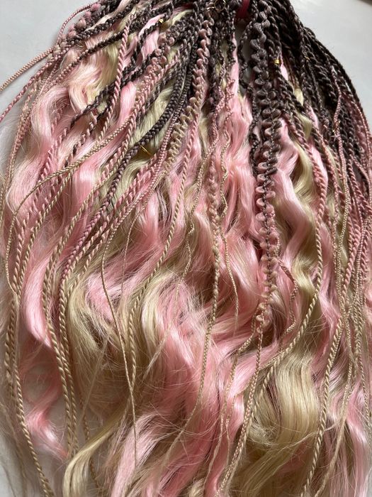 Zestaw wielorazowy warkoczyki i loki