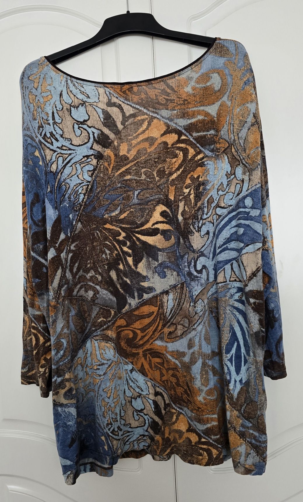 AGJ Atelier Creation Bluzka tunika boho kryształki 52 54 56 Plus Size