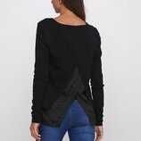 Esmara пуловер свитер реглан с красивой спинкой р.S