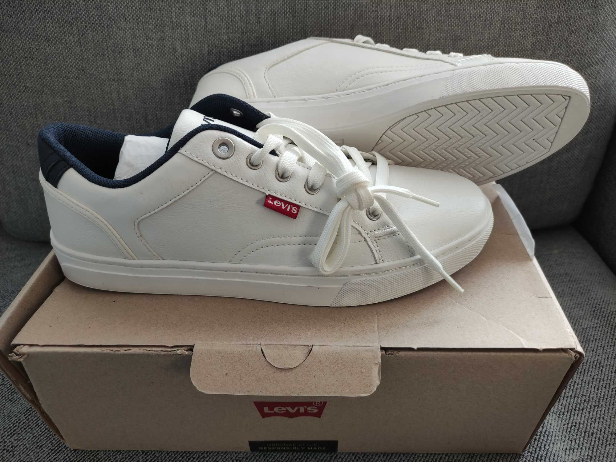 LEVIS Sneakersy białe | NOWE | Roz. 42 | 100% | ORYGIANLNE | Levi's