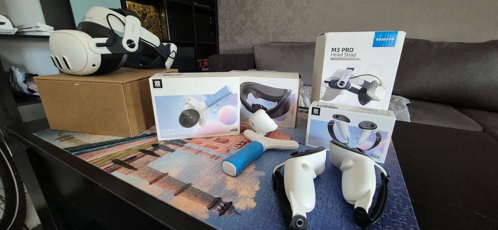 Meta quest 3 okulary VR plus dodatki