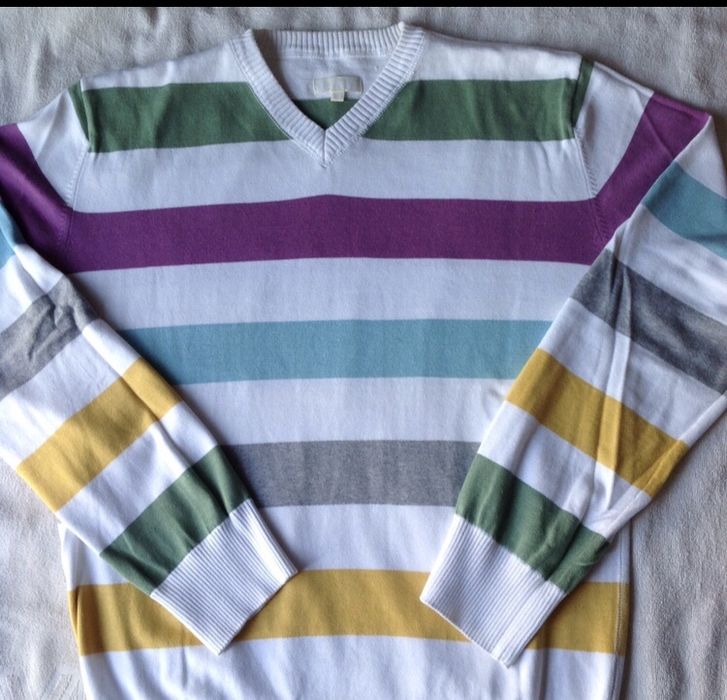 Pullover as riscas “ Blend” - Novo
