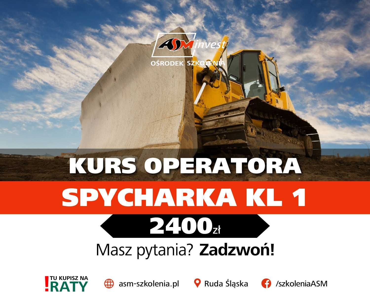 03.06.24 - Kurs na operator Spycharki, spych klasa 1 szkolenie