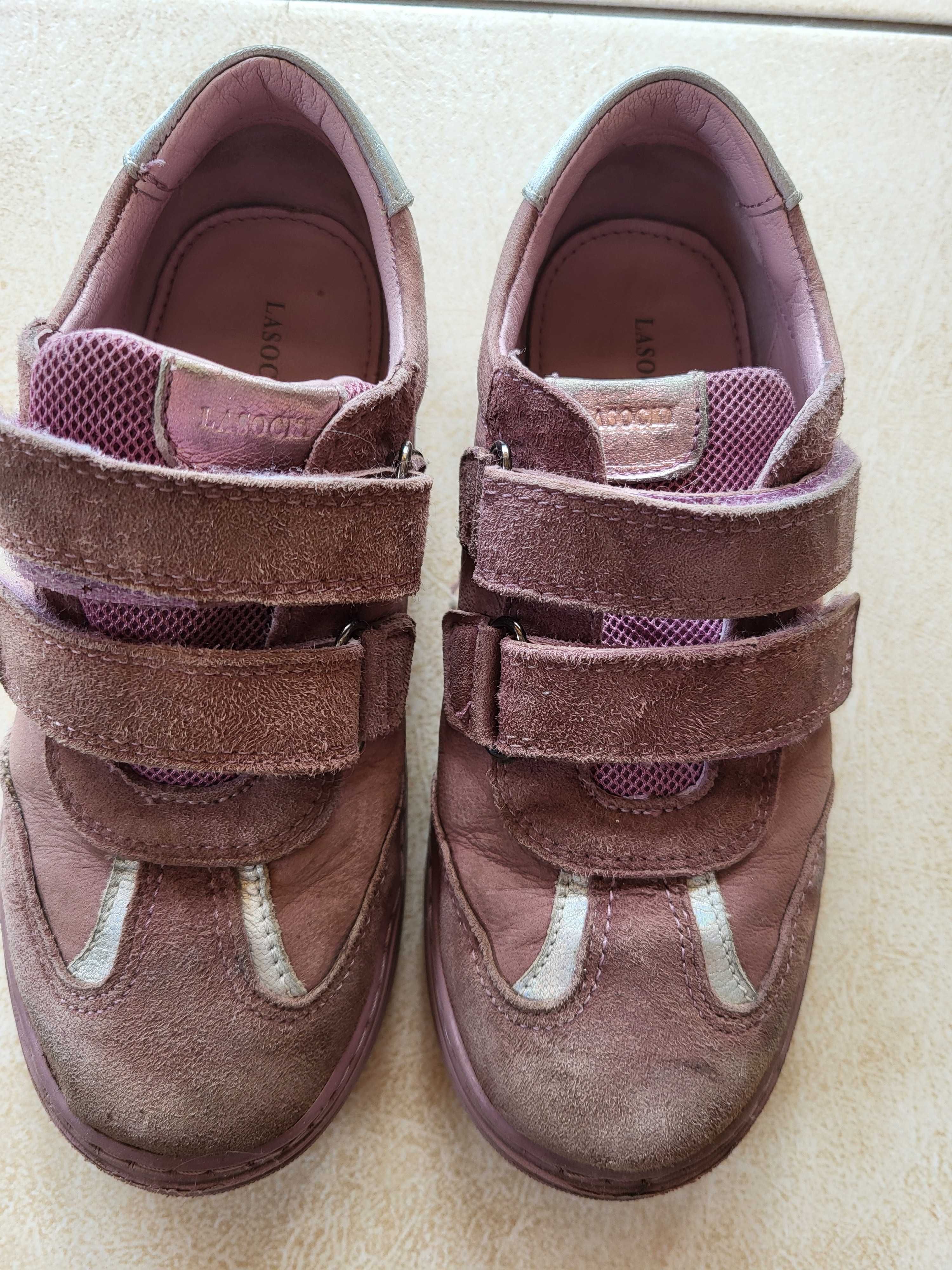 Skórzane sneakersy/adidasy dla dziecka dł. wkł.19,5, rozm. 32, Lasocki