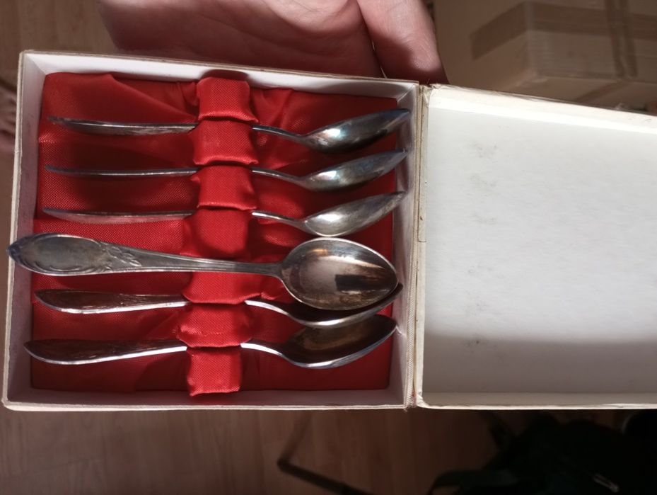 Łyżeczki hefra met 6 sztuk PRL