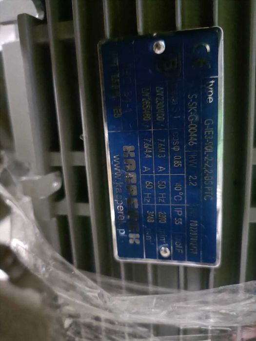 Silniki Kacperek 2,2 kw 1,5 kw 2900obr i 1400 nowe