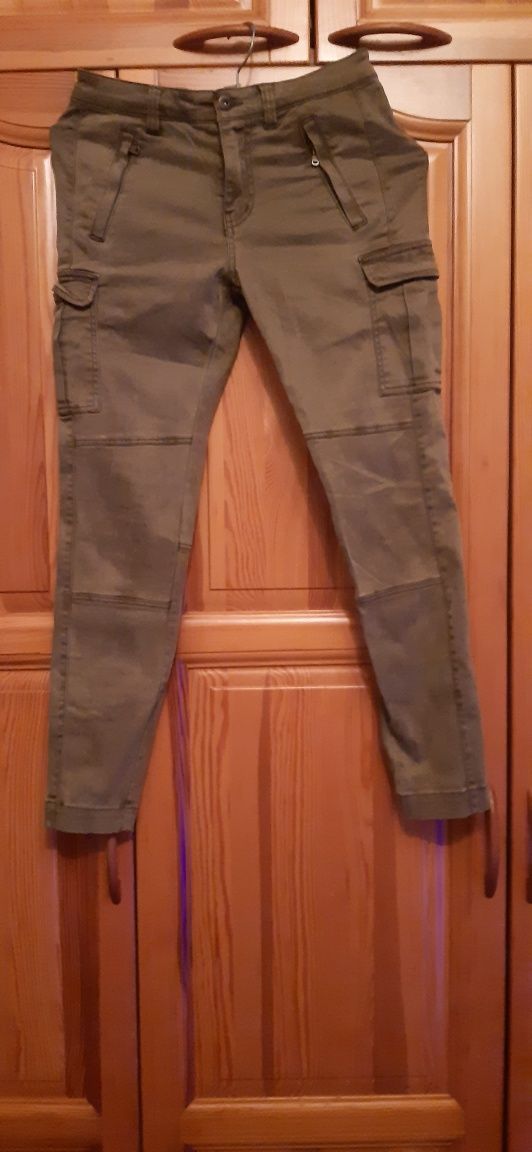 H&M Bojówki  Khaki