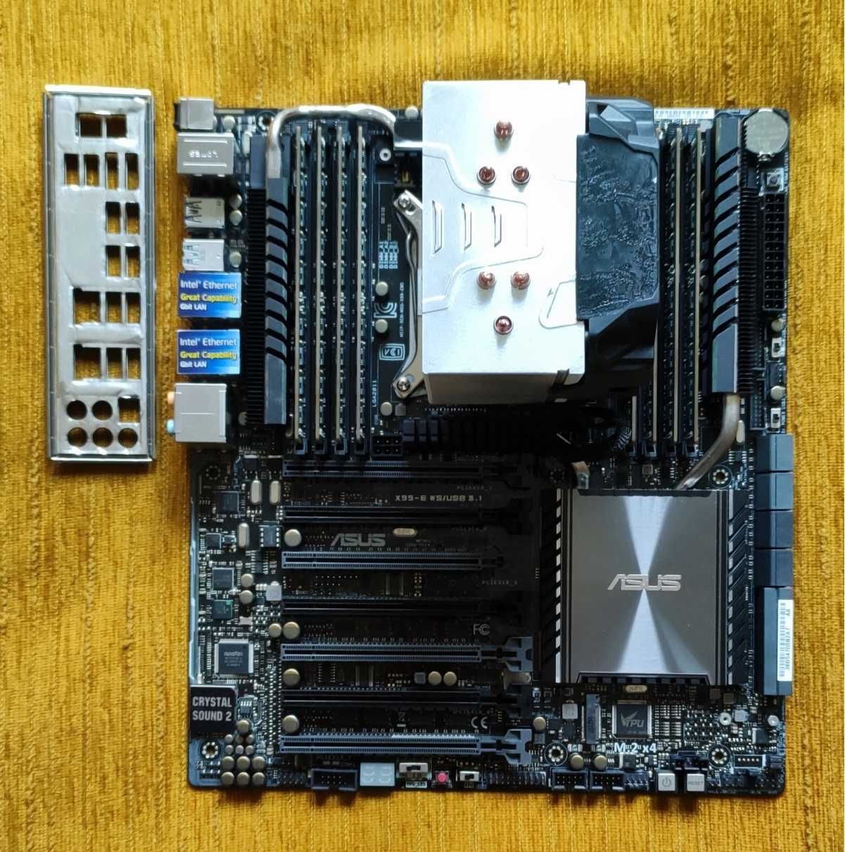 Płyta Asus X99-E + procesor i7-5820k + RAM 64GB