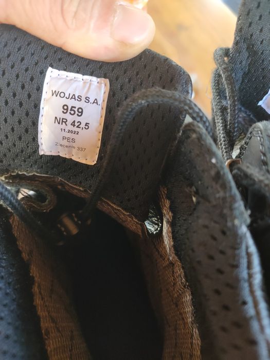 Buty taktyczne Wojas z membraną r42.5 skóra