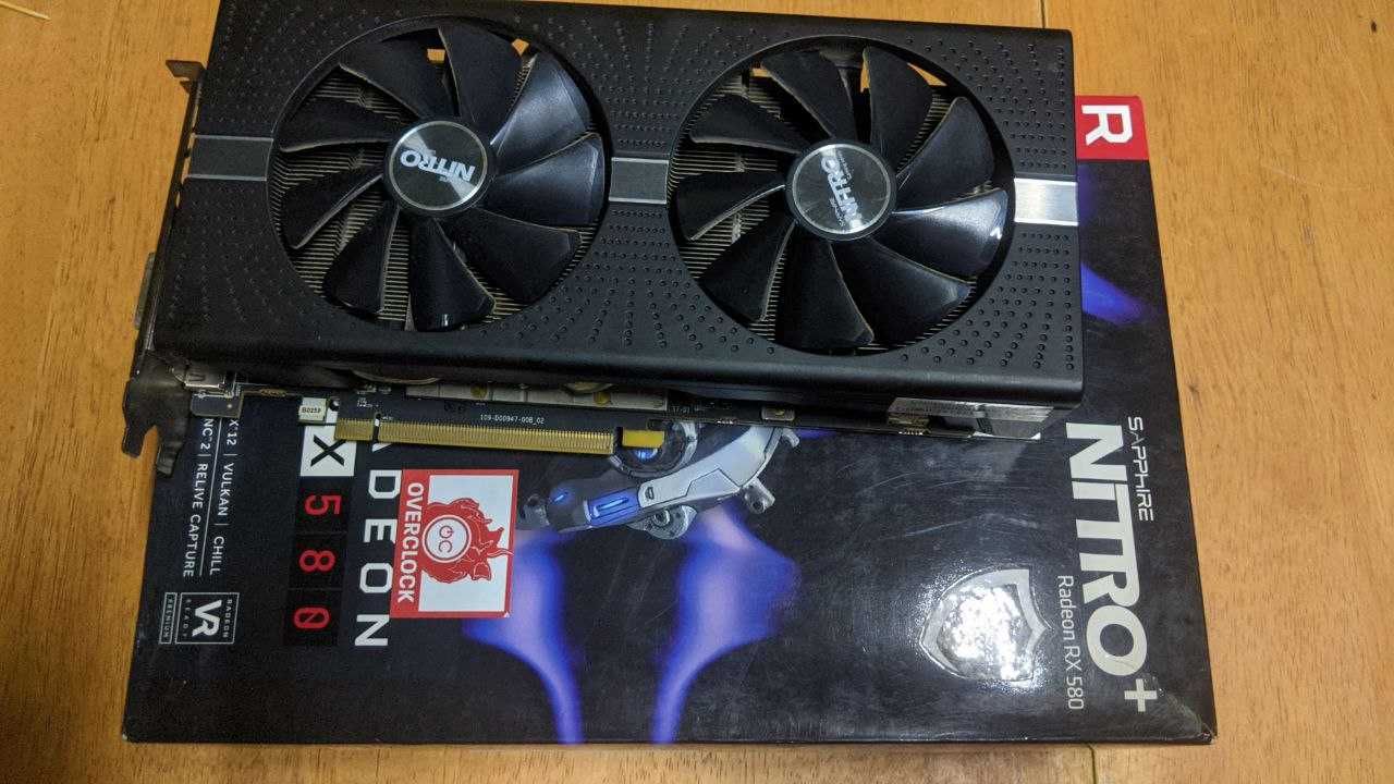 Видеокарта Sapphire Nitro+ RX580 4G