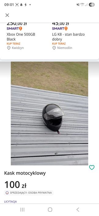 Kask motocyklowy Rozm M