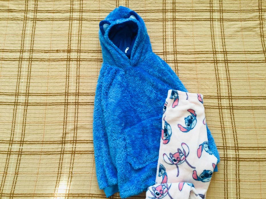 9-10 років 140 зріст Primark піжама зі Стічем і Міні Маус, флісова