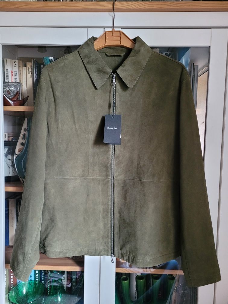 Zamszowa męska kurtka Massimo Dutti