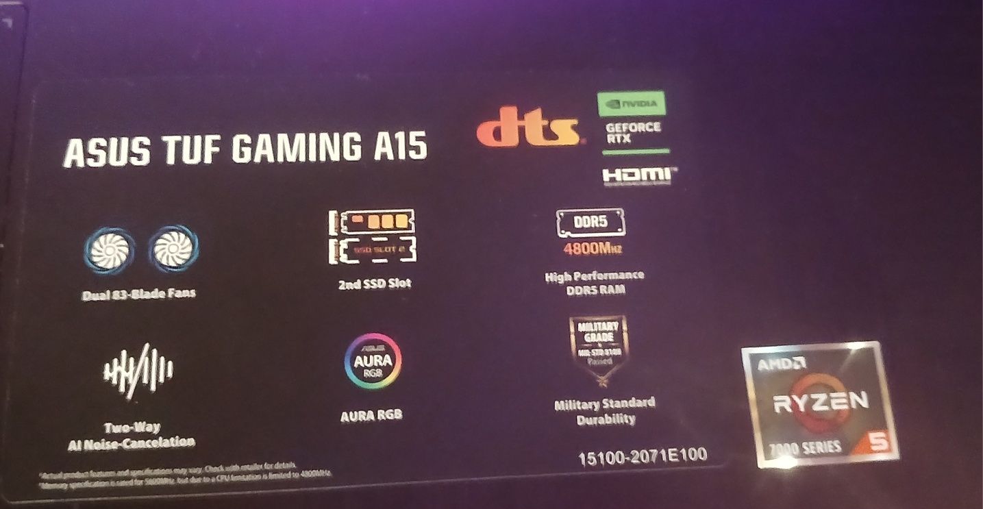 Asus Tuf GAMING A15 З Гарантією