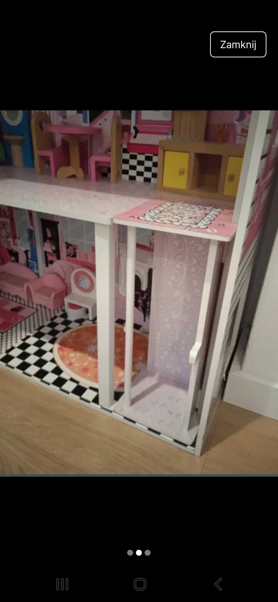 Domek dla lalek barbie 120 cm