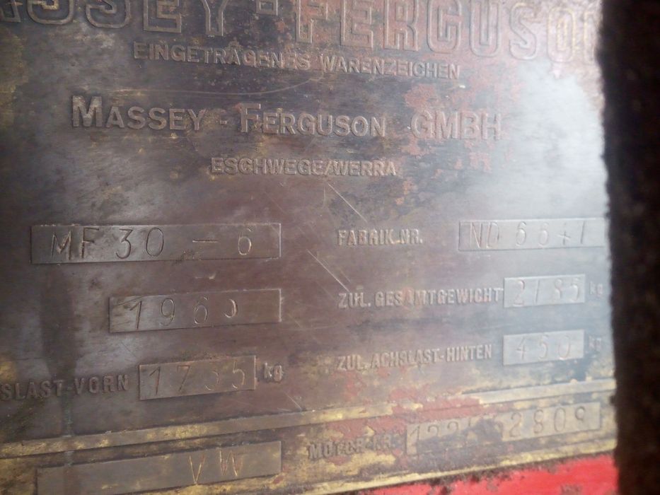 Комбайн massey ferguson 30