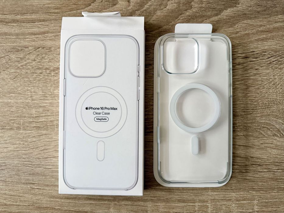 Oryginalne przezroczyste etui MagSafe do iPhone 16 Pro Max – nowe