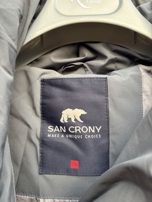 San Crony пуховик зима 46 р M L довгий