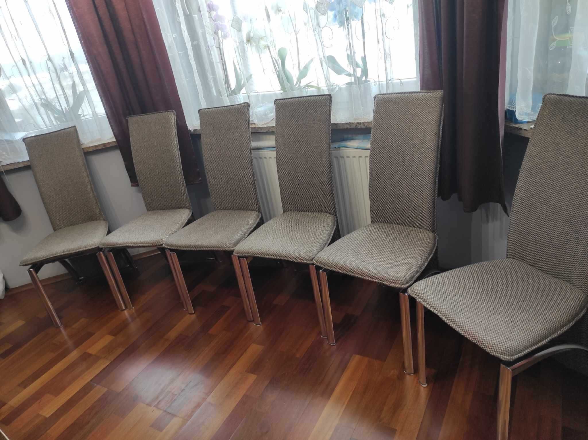 Zestaw stół obiadowy + 6 krzeseł