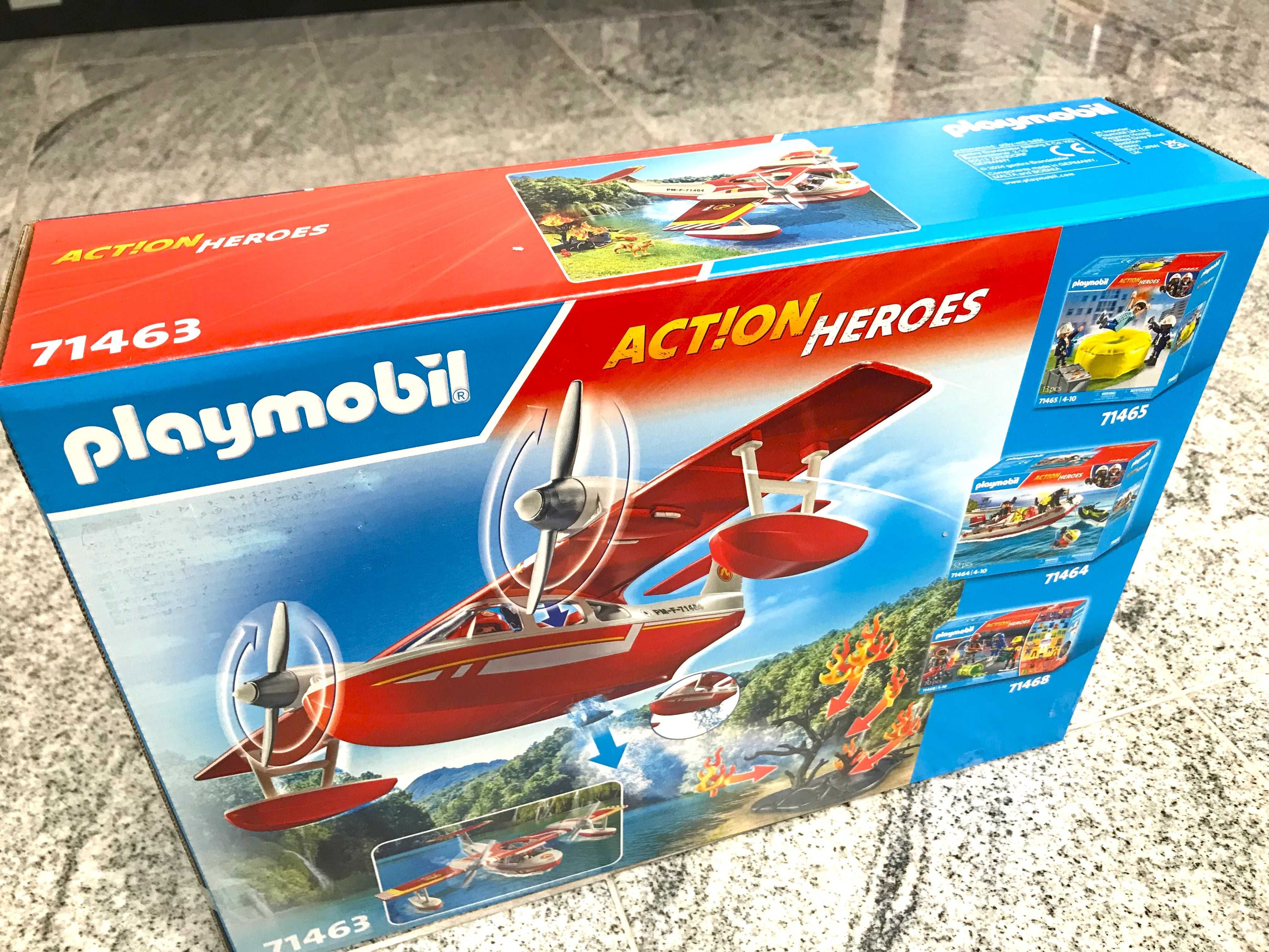 71463 PLAYMOBIL Action Heroes - Samolot straży z funkcją gaszenia