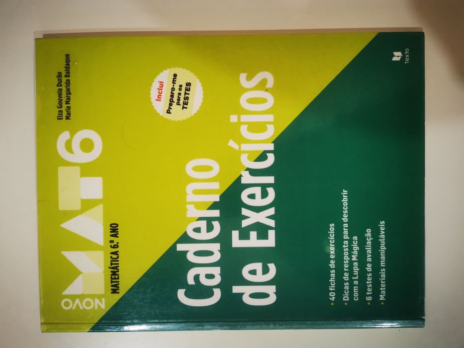 Caderno de Exercícios - MAT6. Texto.