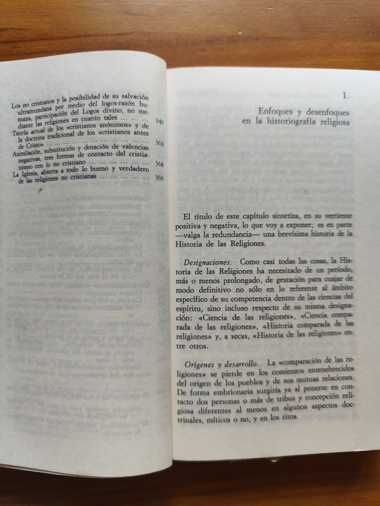 História de las Religiones II, Los grandes interrogantes Manuel Guerra