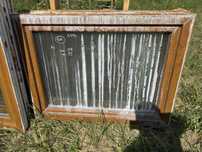 2x okna plastikowe 118x89 zloty dab biale rozwierno uchylne (do umycia