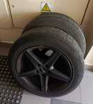 Sprzedam 4 koła felgi 17 Ronal 5x114.3 czarne alufelgi ET35