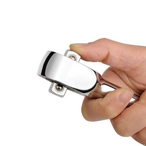 Тріскачка ротаційна TOPTUL 1/2", 60 зубців, 290мм. Переставний квадрат