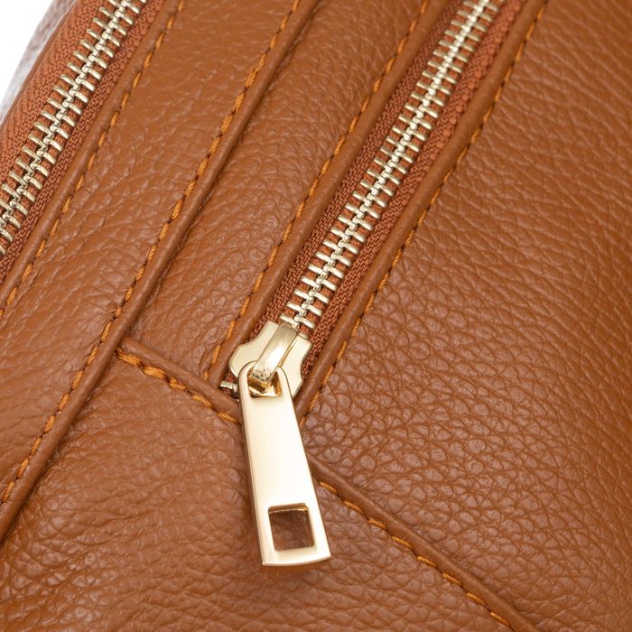 VERA PELLE nerka skórzana saszetka biodrówka V563 biała