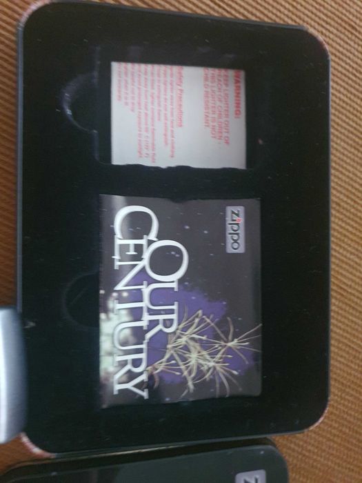 Isqueiro Zippo Our Century edição especial de 100 anos da marca raro