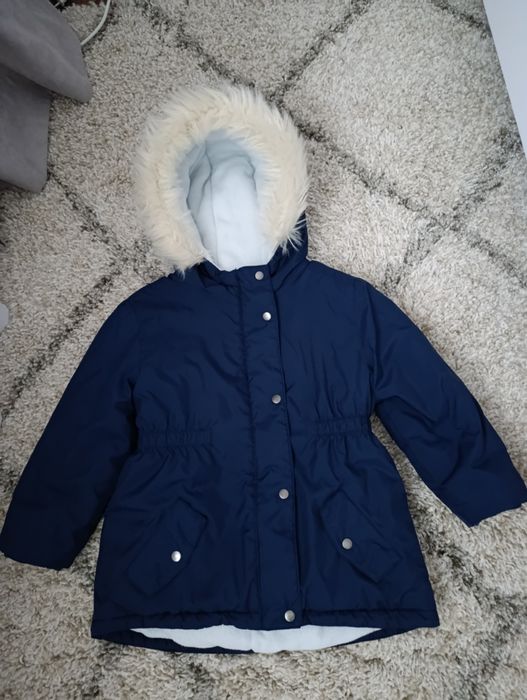 Ładna kurtka dziewczęca zimowa marki Lupilu rozmiar 104