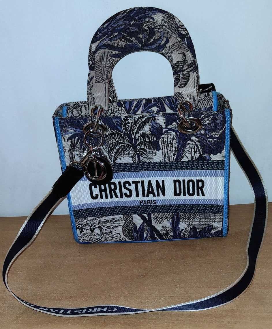Torebka Christian Dior śliczny wzór Damska Modna Stan idealny