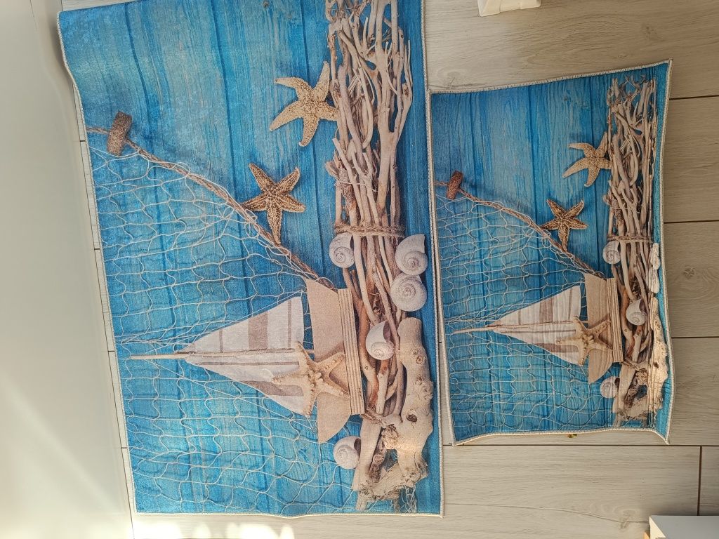 Komplet dywaników łazienkowych 2wzory