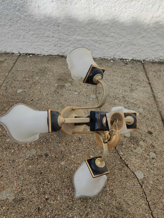 Candeeiro Tecto Azul Tipo Brest