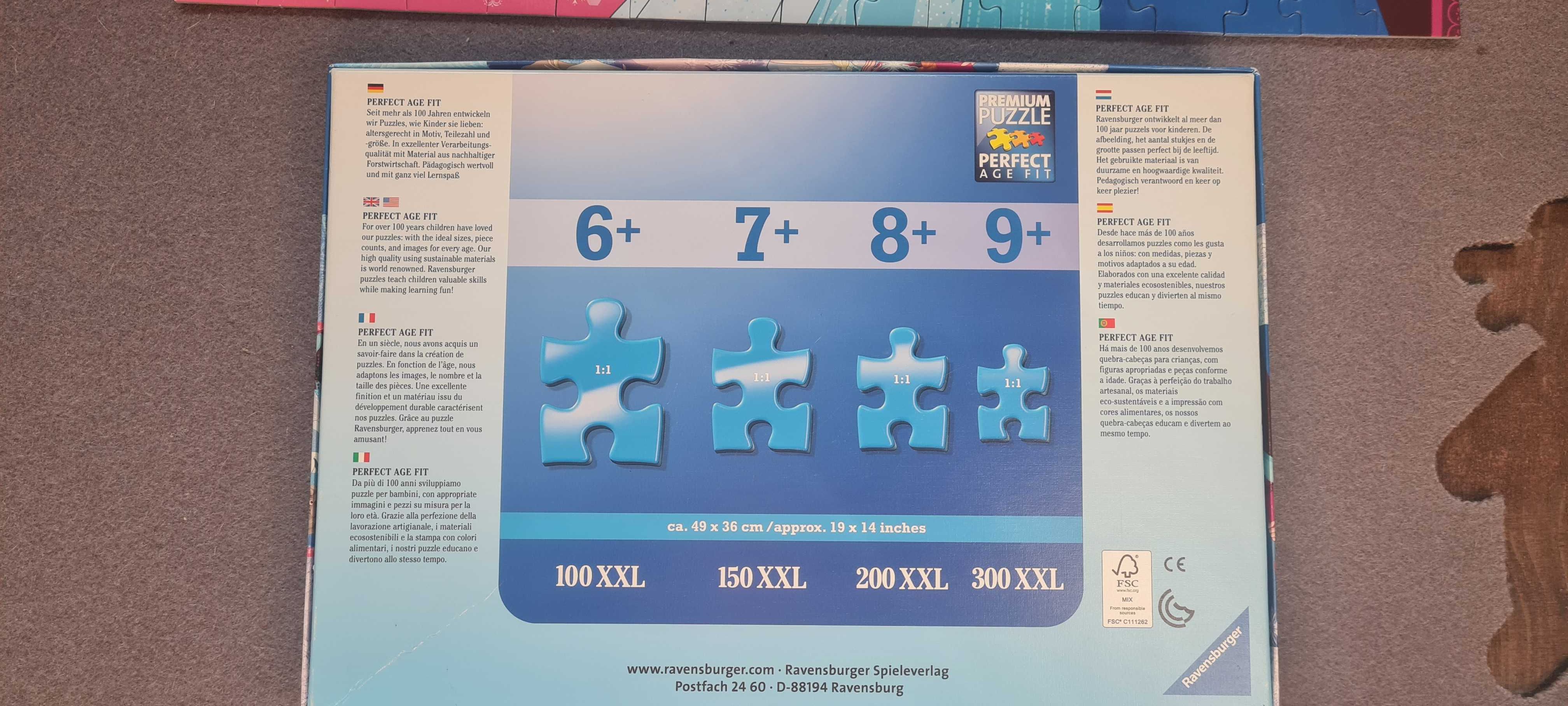 Ravensburger - siostrzana miłość Frozen Puzzle XXL 200 elem.