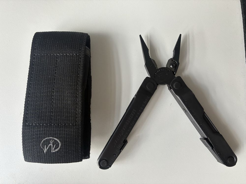 Multitool scyzoryk szczypce Leatherman Rebar Black czarny + kabura